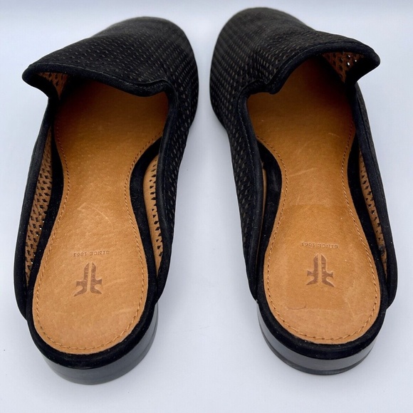 Frye Women's Shoe Gwen Perf Slide Mule Black 6 M US - Picture 3 of 7